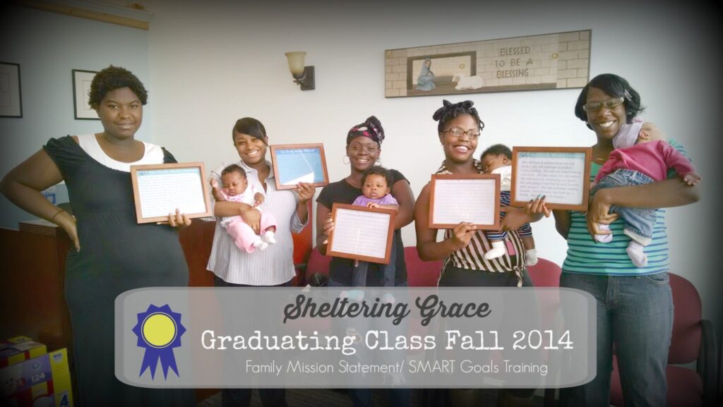 Sheltering Grace Ministry Graduates Fall 2014